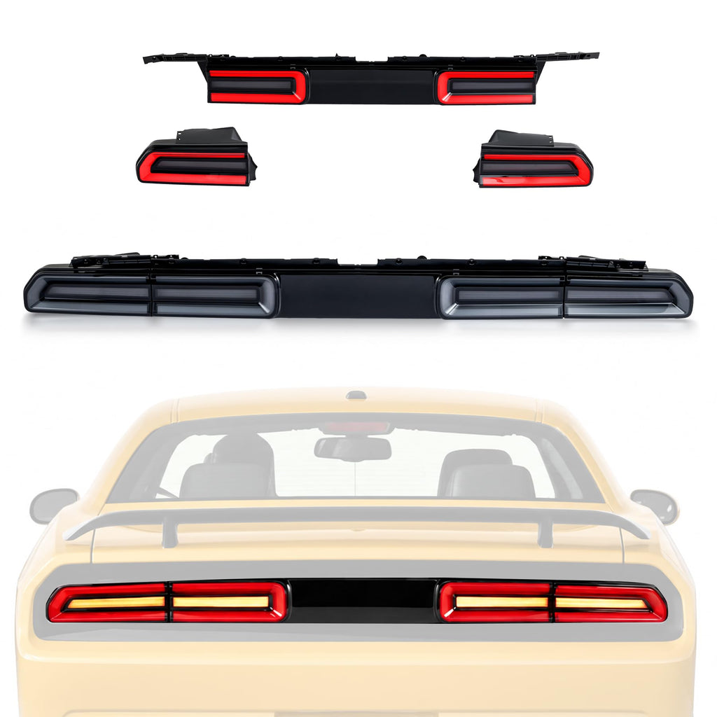LED Tail Lights Compatible with 2008-2014 Dodge Challenger