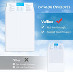 10x13 Self Seal Catalog Envelopes 150 Packs Large White Envelopes with Peel and Seal Flap for Mailing, Organizing and