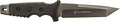 10.6in High Carbon S.S. Fixed Blade Knife with 5.2in Tanto Blade and TPE Handle for Outdoor, Tactical, Survival and EDC