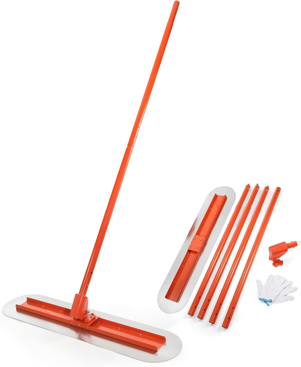 Bull Float, Concrete Tools Kit with 48 * 12 Inches Scraper | Stainless Steel Bullfloat Concrete Trowel, 181 in Cement