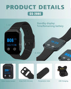 Restaurant Pager System 1200+Ft with 15 Portable Waterproof Buttons