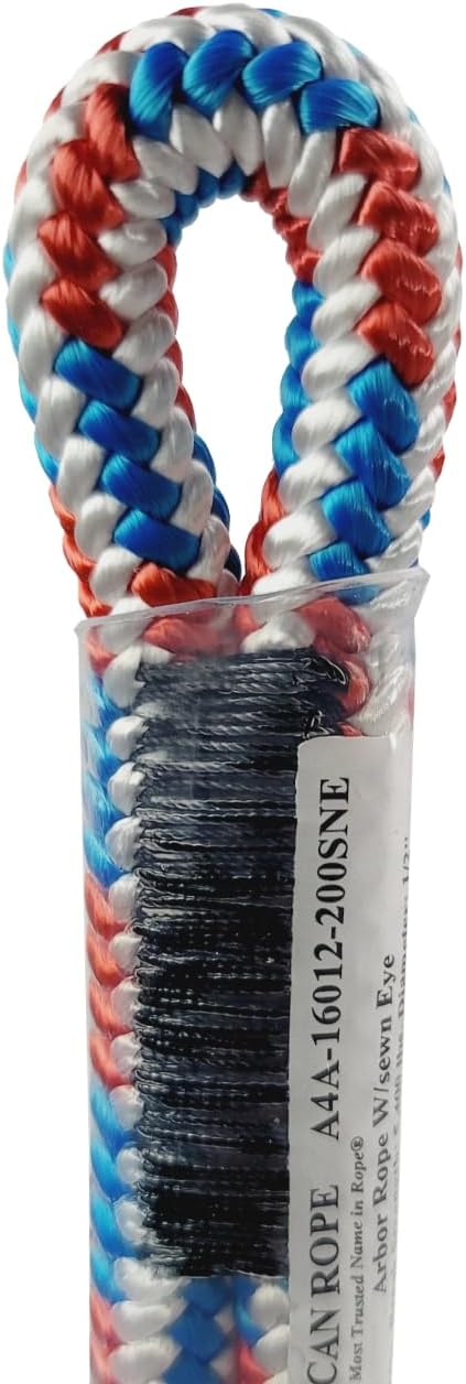 Pelican Arborist-16 Strand 12.7 mm (1/2 inch) Arborist - 7000 lbs Breaking Strength - Static Climbing Rope Used for