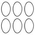 uxcell 6Pcs AS-237 Nitrile Rubber O-Rings 3-3/8" ID 3-5/8" OD 1/8" W