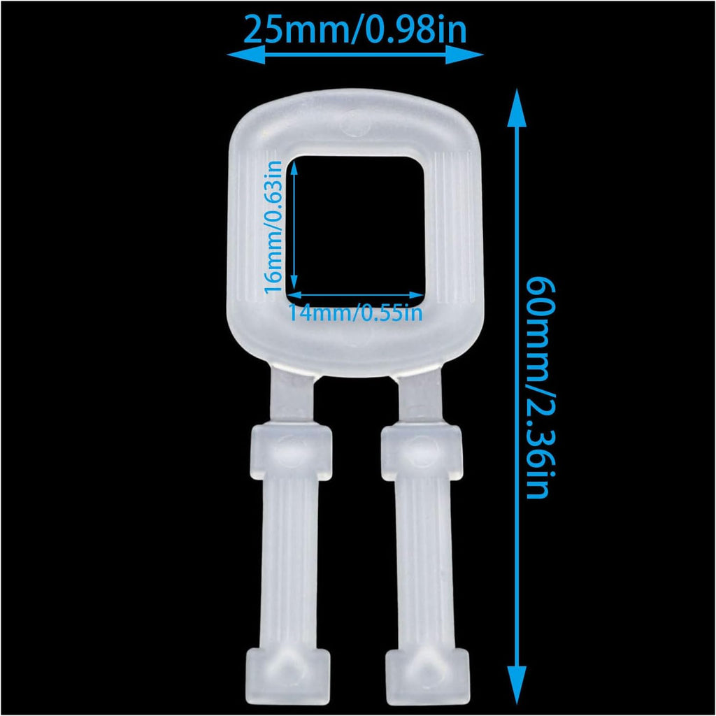 200PCS Plastic Manual Strapping Buckles Packaging Tightening Strap Clips For Pallet Box Bundling Eco Friendly Hand