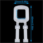 200PCS Plastic Manual Strapping Buckles Packaging Tightening Strap Clips For Pallet Box Bundling Eco Friendly Hand