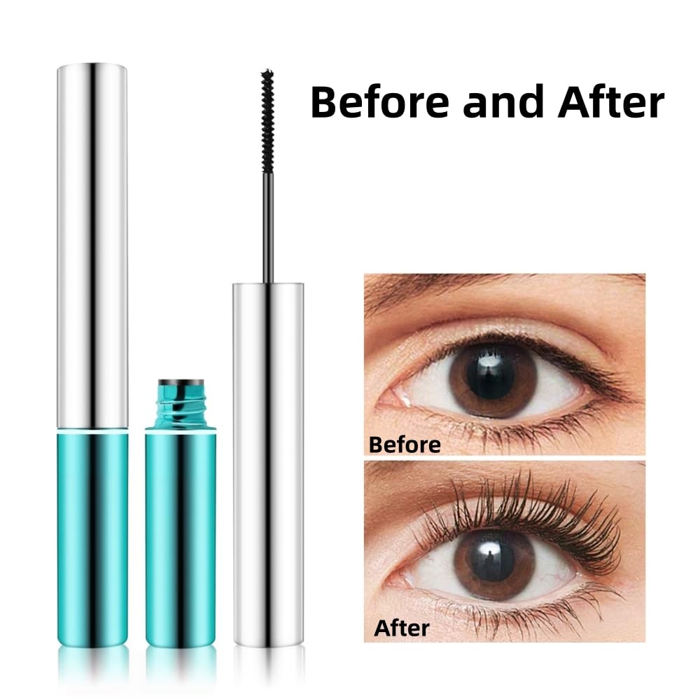 Tiny Brush Mascara for Tiny, Lower and Short Eyelashes, Waterproof, Long Lasting, Lengthening, No Clumping