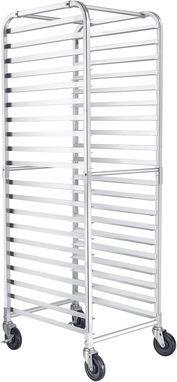 HARDURA 20 Tier Bun Pan Rack, 20"x26"x69"H