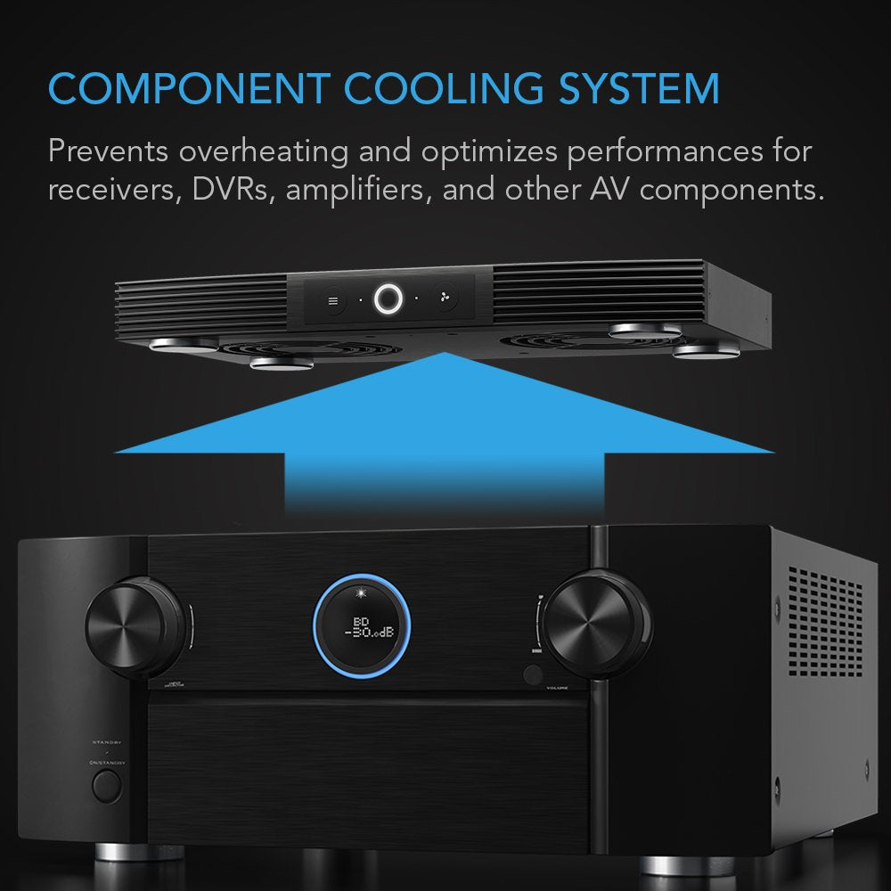 AC Infinity AIRCOM S7, Quiet Cooling Fan System 12" Top-Exhaust