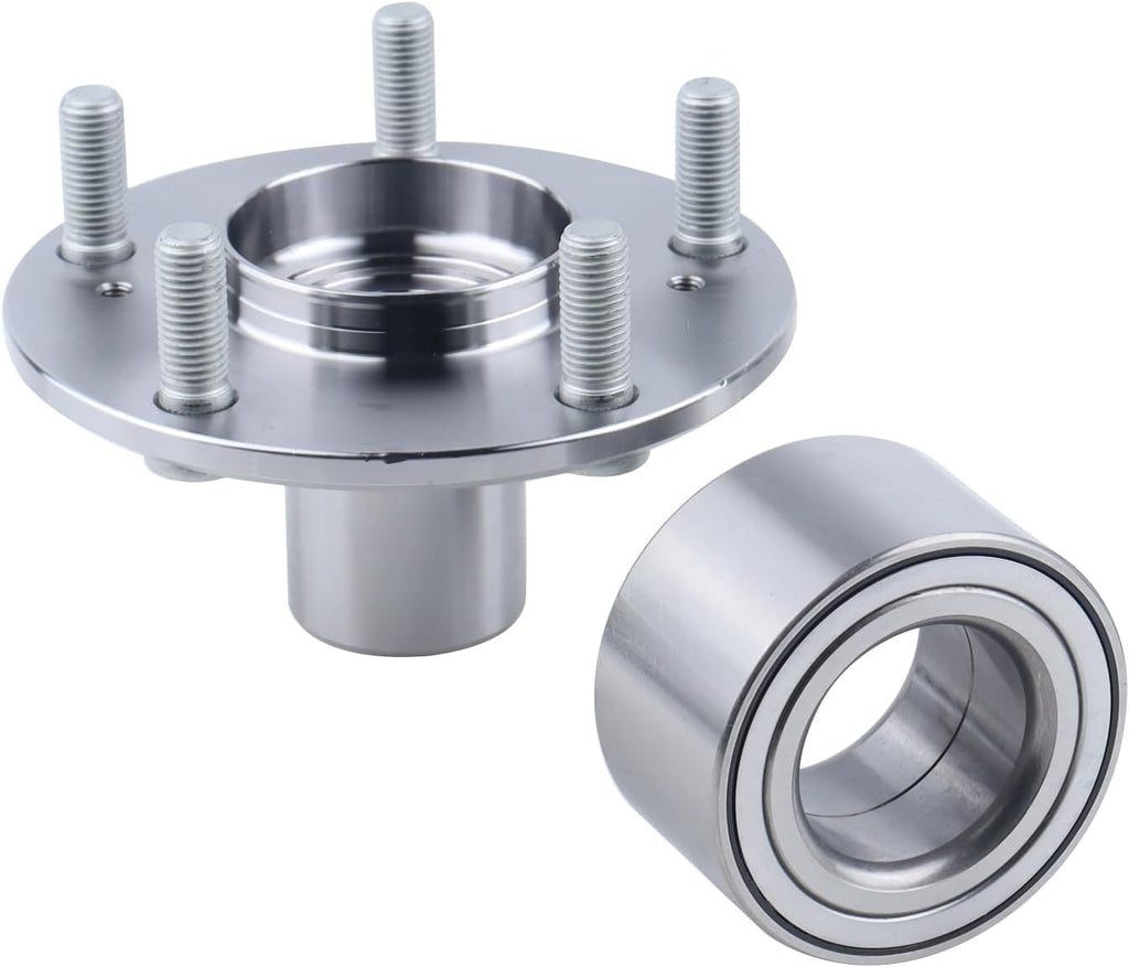 2 x Front Wheel Hub Bearing Assembly Compatible with 2012-2015 Honda Civic DX EX LX HF Hybrid 1.8L 1.5L,Replace 44600-TR0-A00 NT510089