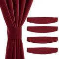 Magnetic Curtain Tiebacks - Modern Unique Upgraded Design Decorative Drape Tie Backs Holder for Window Draperies, No