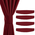 Magnetic Curtain Tiebacks - Modern Unique Upgraded Design Decorative Drape Tie Backs Holder for Window Draperies, No
