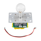 Led Joystick Arcade, Colorful Shinning Illuminated Joystick Switchable from 4 to 8 Way Operation for Video Game