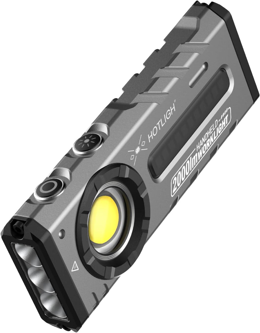 ZF8313 Rechargeable Flashlight, Magnetic EDC Flashlight Rechargeable, 2000 Lumens LED Flashlight with RGB and UV