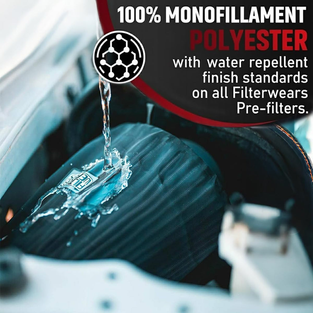 F154K Universal Water Repellent Cold Air Intake Pre-Filter - Large