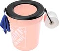 Bucket Toilet Seat, Portable Toilet Seat for 5 Gal Buckets, Camping Toilet Seat, Snap-on Toilet Seat for Outdoor