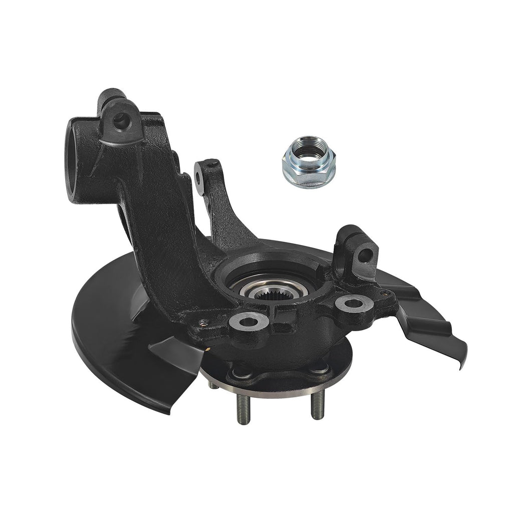 Front Right Wheel Bearing & Steering Knuckle Fit for Ford Escape
