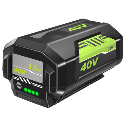 Upgraded to 8000mAh Replacement for Ryobi 40V Battery OP4075A (Green)