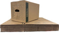 10 - Pack Small Cardboard Moving Boxes 16x10x10 32 ECT With Handles