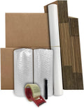 Basic Moving Boxes Kit #1, 1 to 2 Bedroom Kit, 18 Boxes