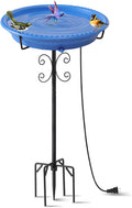 Heated Bird Baths for Outdoors,100W Bird Bath Water Heater Bird Bath Deicer,Heated Bird Bath Thermostat Control