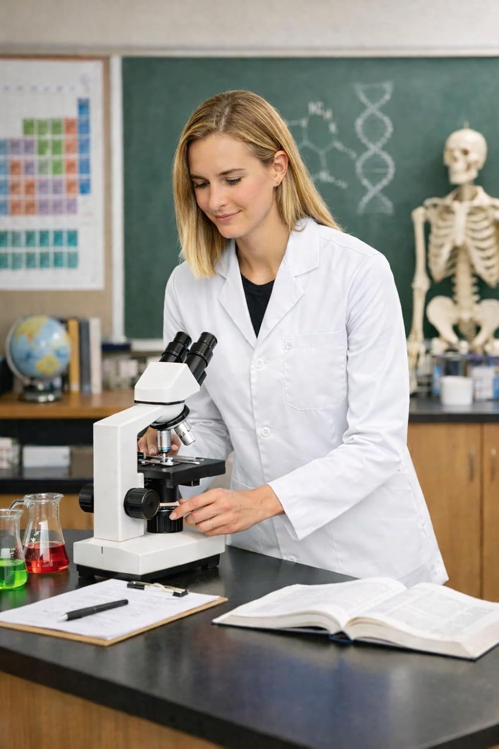 Unisex Lab Coat, 60% Cotton Medical Doctor Consultation Coat