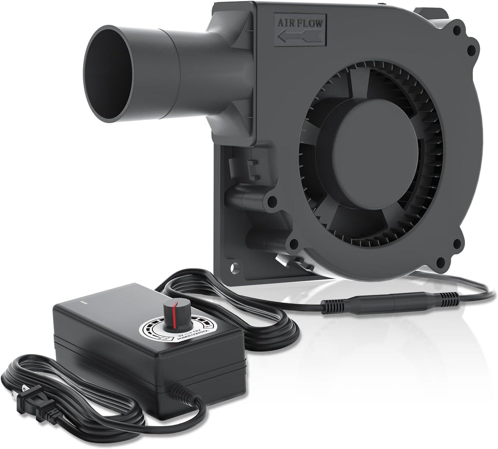 120mm 12V Centrifugal Blower fan with DC to AC Power Adapter