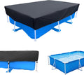 10 x 6 FT Rectangular Pool Cover 118x79 inch Rectangle Swimming Pool Covers 9.8 ft x 6.6 ft Black Pools Cover with