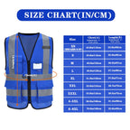 Blue Security Safety Vests