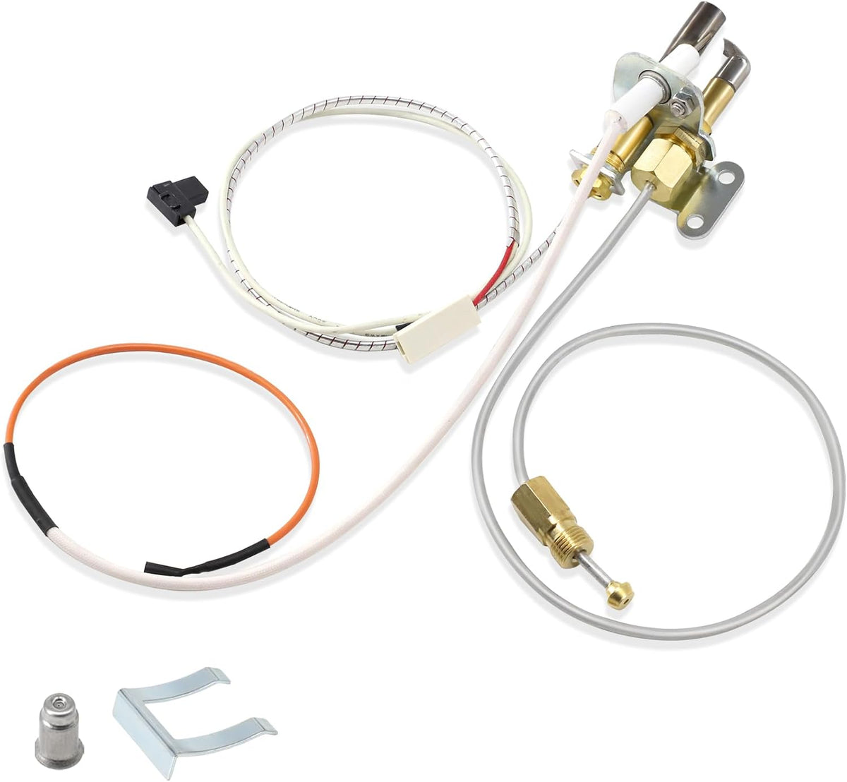 Hiorucet 233-47845-05 233-47845-03A Water Heater Pilot Assembly for Bradford White Water Heater, 415-47845-05 Pilot Assembly for Honeywell Natural Gas Water Heater CS8840A1-1041, Replace 233-47845-02A