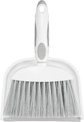 Small Dust Pan and Brush Set, Mini Broom and Dustpan Set Small Hand Broom and Brush Combo Dust Pan with Teeth for