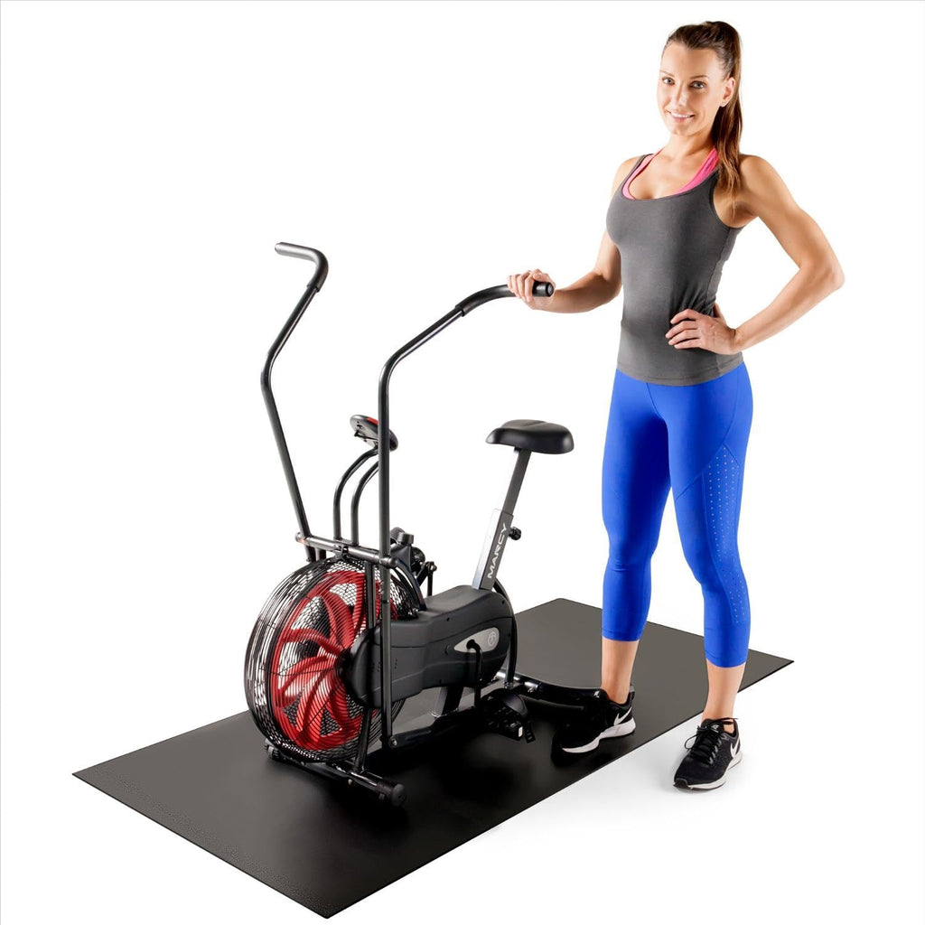 Fitness Equipment Mat and Floor Protector Compatible for Treadmills, Elliptical, Exercise Bikes, Stationary Cycles