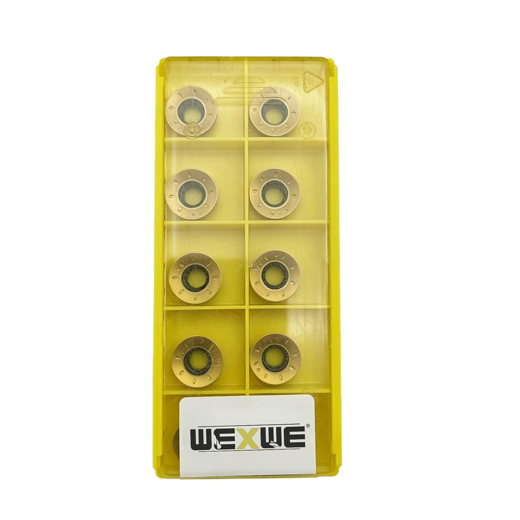Tools Replaceable Carbide Insert for Steel Cutting,RPMT1204 1 Box (10pcs)