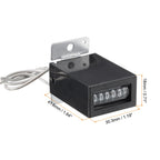 uxcell Electromagnetic Counter 6 Digits 0-999999 Counting Range
