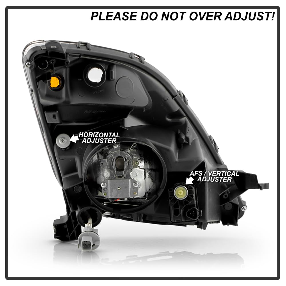 Compatible with 2006 2007 2008 2009 Toyota Prius HID/Xenon Headlights Headlamps Assembly Replacement Left+Right