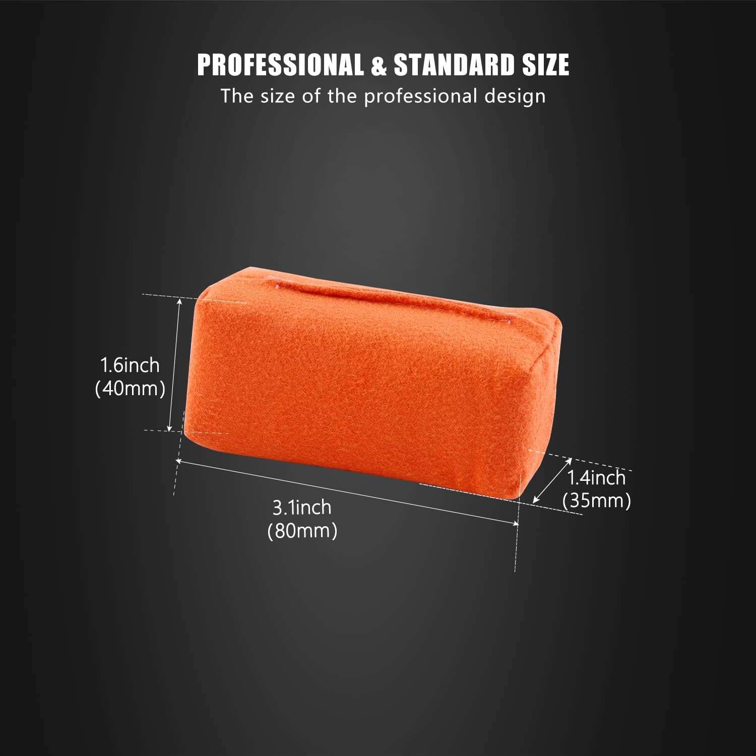 Microfiber Applicator Pad, Car Detailing Suede Sponge Applicator, 10Pcs Coating Sponge Pads for Cars, Ceramic Spray