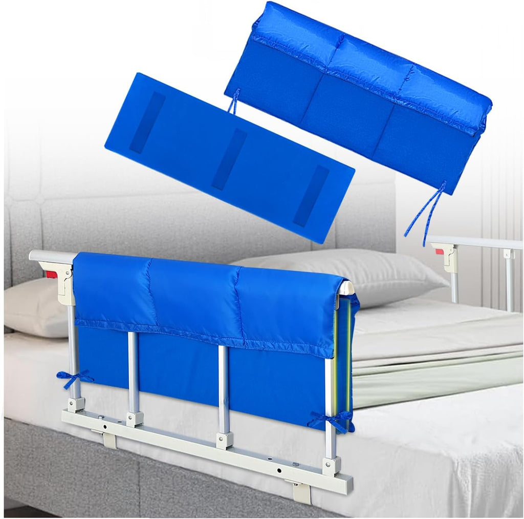 Bed Rail Pads for Elderly Adults Safety, Hospital Bed Railing Covers, Bedside Guard Rails Cover, Sleep Bumpers Foam