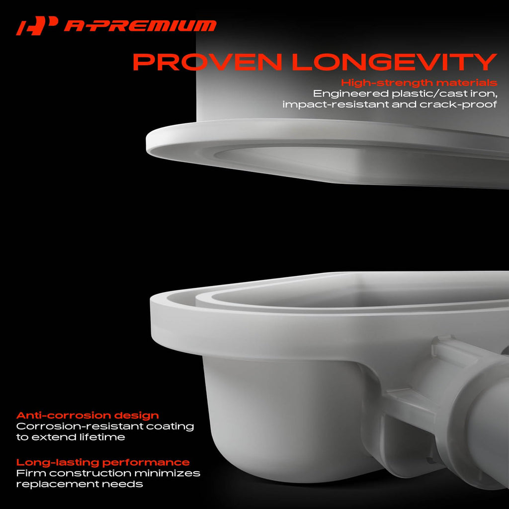 A-Premium Power Steering Reservoir with Cap Compatible with Ford
