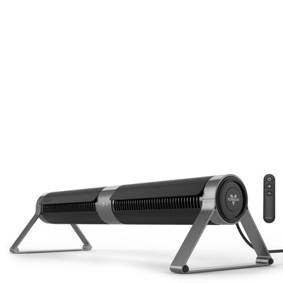 Airbar 4 Tower Fan and Horizontal Air Circulator with Remote Control, 35-Inch, 3 Speed Settings, Multi-Directional