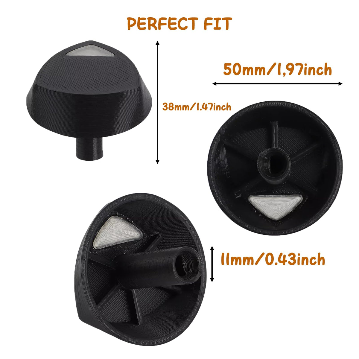 meeeyya Knobs Compatible with Dacor Cooktop Knob Replace Compatible for Dacor 72731 Knob (One)