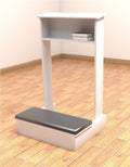Church Pulpit Kneeling Chair, Padded Kneeler with Book Shelf, Wooden Prayer Kneeler, Wooden Prayer Kneeler with Shelf