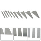 findmall 10 Pcs Accuracy Angle Machinist Block Set, 1-30 Degree Angle