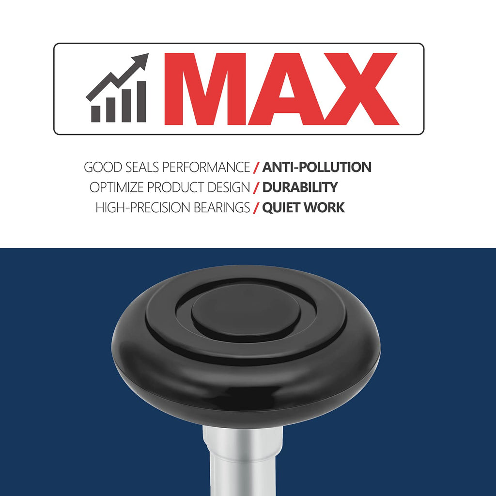 XIKE 10 Pcs 2" Nylon Garage Door Roller 4" Stem, MAX Quiet