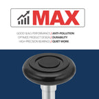 XIKE 10 Pcs 2" Nylon Garage Door Roller 4" Stem, MAX Quiet