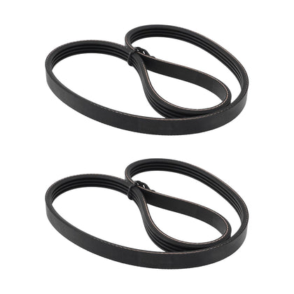 Briny River 2X Lathe Drive Belt Replacement Belts Compatible with Harbor Freight Central Machinery 65345