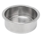 Stainless Steel Coffee 2 Cup Pressurized Filter Basket Strainer, for Small and Convenient Brewing, Reusable and with Good Filtering Effect