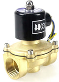 BACOENG Brass Electric Solenoid Valve 1" AC110V (NPT, Normally Closed)