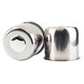 2Pcs 4.88" OD 4.47" H Trailer Wheel Center Caps with Removable Top