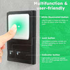 Garage Door Opener Control Panel, Garage Door Wall Button Compatible with 41A5273-1 78LM, Wall-Mounted Multi-Function