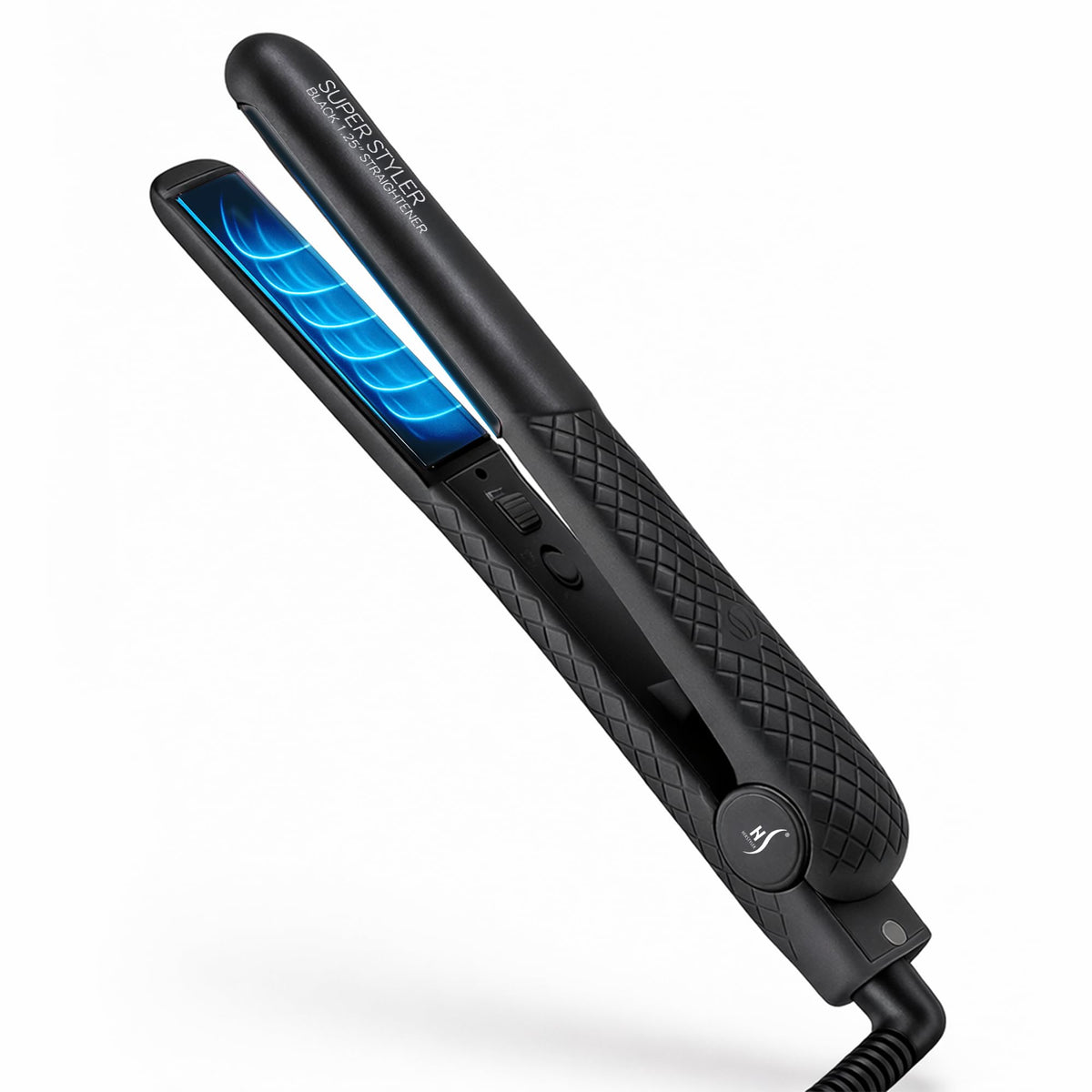 Superstyler Onyx Ceramic Flat Iron - Travel Friendly - 1.25 inch