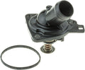 MotoRad 636-170 Integrated Housing Thermostat 170 Degrees Engine Coolant Thermostat Housing Assembly Fits Honda CR-V 07–14 Civic 06–15 Acura TSX 04–08 ILX 13-15 CSX 07-10 19301RAF004; 19301RAF003